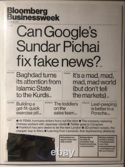 (10 Magazine Lot) Bloomberg Businessweek Big Tech Issues (2017-2018)