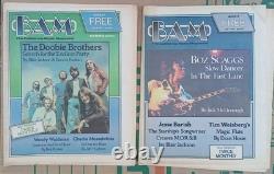 11 vintage BAM MAGAZINE LOT ALL 1978 Tom Petty Tubes Doobie Bros. Rock Roll