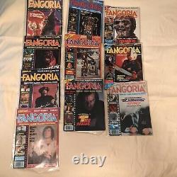 110 Issue Lot- #1 thru 110 Fangoria Magazine Collection- Zombies Monsters Aliens