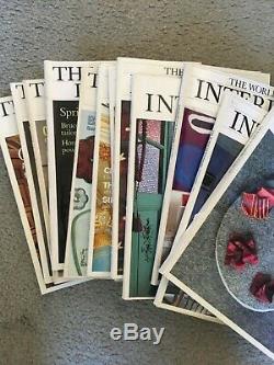 12 Issues The World of Interiors Magazine 1993-1998 Design Decor Art Home Garden