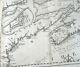 1746 Gentleman's Magazine Rare Map New England Boston Massachusetts Maine Canada