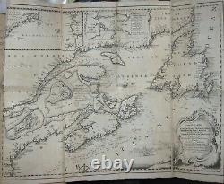 1746 Gentleman's Magazine Rare Map New England Boston Massachusetts Maine Canada