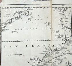 1746 Gentleman's Magazine Rare Map New England Boston Massachusetts Maine Canada