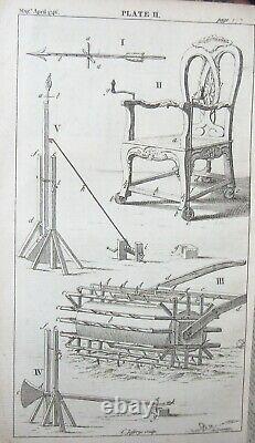 1746 Gentleman's Magazine Rare Map New England Boston Massachusetts Maine Canada