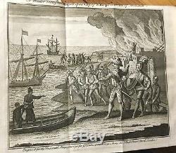 1750 Universal Magazine Rare Engravings Tobacco Sir Walter Raleigh Colonies Maps