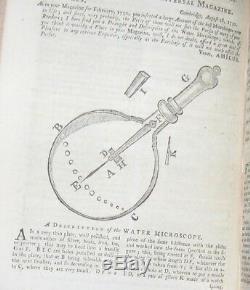1750 Universal Magazine Rare Engravings Tobacco Sir Walter Raleigh Colonies Maps