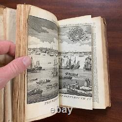 1750 Vol VII Universal Magazine Engravings Tobacco Walter Raleigh Colonies Maps