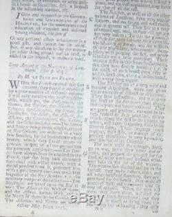 1753 Gentleman's Magazine French & Indian War Liberty Bell Raised Philadelphia