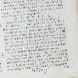 1753 Gentleman's Magazine French & Indian War Liberty Bell Raised Philadelphia