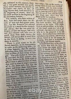 1755 Universal Magazine French & Indian War Forts Virginia Bees Hives Beekeeping