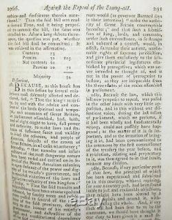1766 London Magazine Stamp Act Revolutionary War Taxation Without Representation