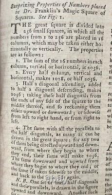 1768 Gentleman's Magazine Stamp Act Benjamin Franklin John Hancock Armadillo