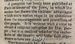 1768 Gentleman's Magazine Stamp Act Benjamin Franklin John Hancock Armadillo