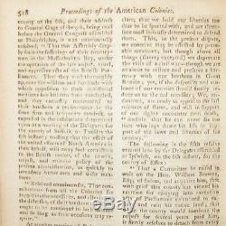1774 GENTLEMAN'S MAGAZINE November STAMP ACT BOSTON TEA REVOLUTIONARY WAR &C