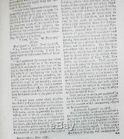 1778 & 1779 Gentleman's Magazine Revolutionary War John Adams George Washington
