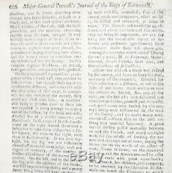 1779 GENTLEMAN'S MAGAZINE REVOLUTIONARY WAR Siege of Savannah Benjamin Franklin