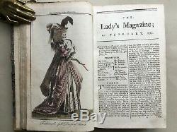 1789 Lady's Magazine Robinson Fashion Topography Plates French Revolution Year