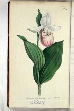 1792 volumes 5 & 6 Curtis Botanical Magazine 72 Hand Coloured Flower Plates