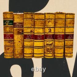 1800s Antique The Century Illustrated Monthly Magazine (7 Bound Volumes) Library