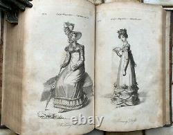 1821 Lady's Magazine Regency B & W Fashion Country Dance & Music Plates & Scores