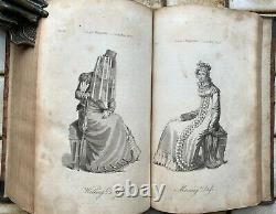 1821 Lady's Magazine Regency B & W Fashion Country Dance & Music Plates & Scores