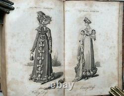 1821 Lady's Magazine Regency B & W Fashion Country Dance & Music Plates & Scores