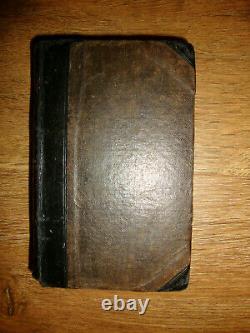 1826 Ladies Pocket Magazine Miniature Leather Book, Color Plates, Before Godey's