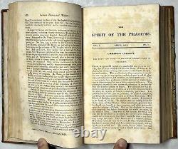 1828 Spirit Of The Pilgrims Vol 1 Bound Magazine Germany New England Byron Italy