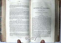 1832 New England Magazine Vol III July-dec Illustrated Natick Indians West Point