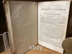 1834 1836 American Magazine Useful & Entertaining 1st Edition Volumes I & II
