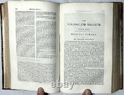 1834 New England Magazine Vol VI Jan-june Labrador Newfoundland Black Hawk Rare