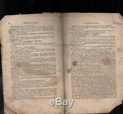 1835 original The Anti-Slavery Record Vol 1, No 8 August abolitionist slave