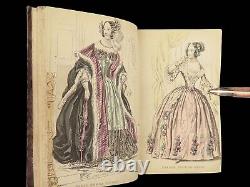 1838 FASHION 1ed Ladies Magazine Costume Dress Color Illustrated Queen Victoria