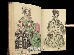 1838 FASHION 1ed Ladies Magazine Costume Dress Color Illustrated Queen Victoria