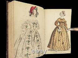 1838 FASHION 1ed Ladies Magazine Costume Dress Color Illustrated Queen Victoria