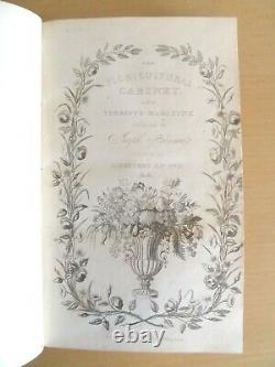 1840 Floricultural Cabinet & Florists Magazine 13 Col Plts Flora Fauna 1st Ed