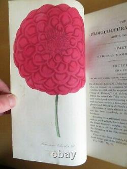 1840 Floricultural Cabinet & Florists Magazine 13 Col Plts Flora Fauna 1st Ed