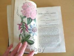 1840 Floricultural Cabinet & Florists Magazine 13 Col Plts Flora Fauna 1st Ed