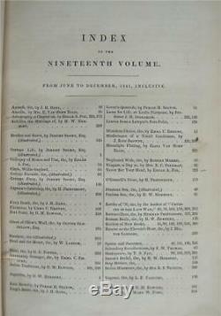 1841, Edgar Allan Poe, Graham's Magazine Vol. XIX, Story Poems Reviews Plates