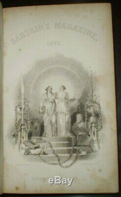 1851, Sartain's Union Magazine Of Literature And Art, Vol VIII & Ix, Illustrated