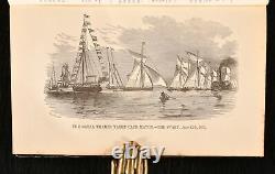 1852-6 5vols Hunt's Yachting Magazine Illustrated First Edition