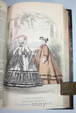 1861 Englishwoman's Domestic Magazine 11 Colour Illustrations Dress Fashion