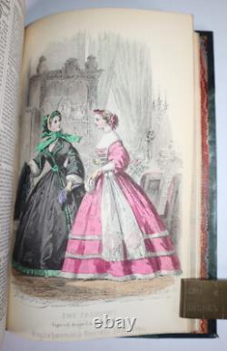 1861 Englishwoman's Domestic Magazine 11 Colour Illustrations Dress Fashion