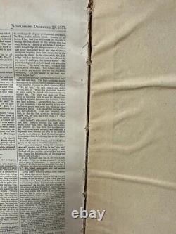 1877 Harper's Bazar Magazines Bound Vol. X-July to December News, Fashion