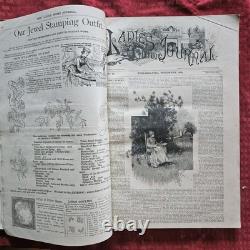 1889-90 Ladies Home Journal Full Year 15 Months Hardbound