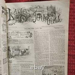 1889-90 Ladies Home Journal Full Year 15 Months Hardbound