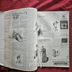 1889-90 Ladies Home Journal Full Year 15 Months Hardbound