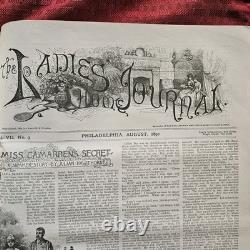 1889-90 Ladies Home Journal Full Year 15 Months Hardbound