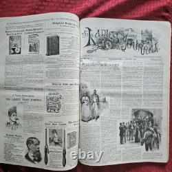 1889-90 Ladies Home Journal Full Year 15 Months Hardbound