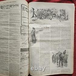 1889-90 Ladies Home Journal Full Year 15 Months Hardbound